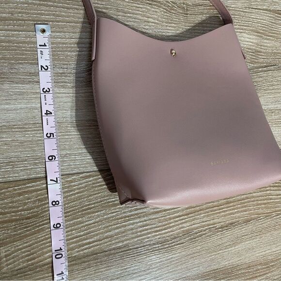 Samara Vegan Peony Pink Crossbody Bag - Picture 9 of 11